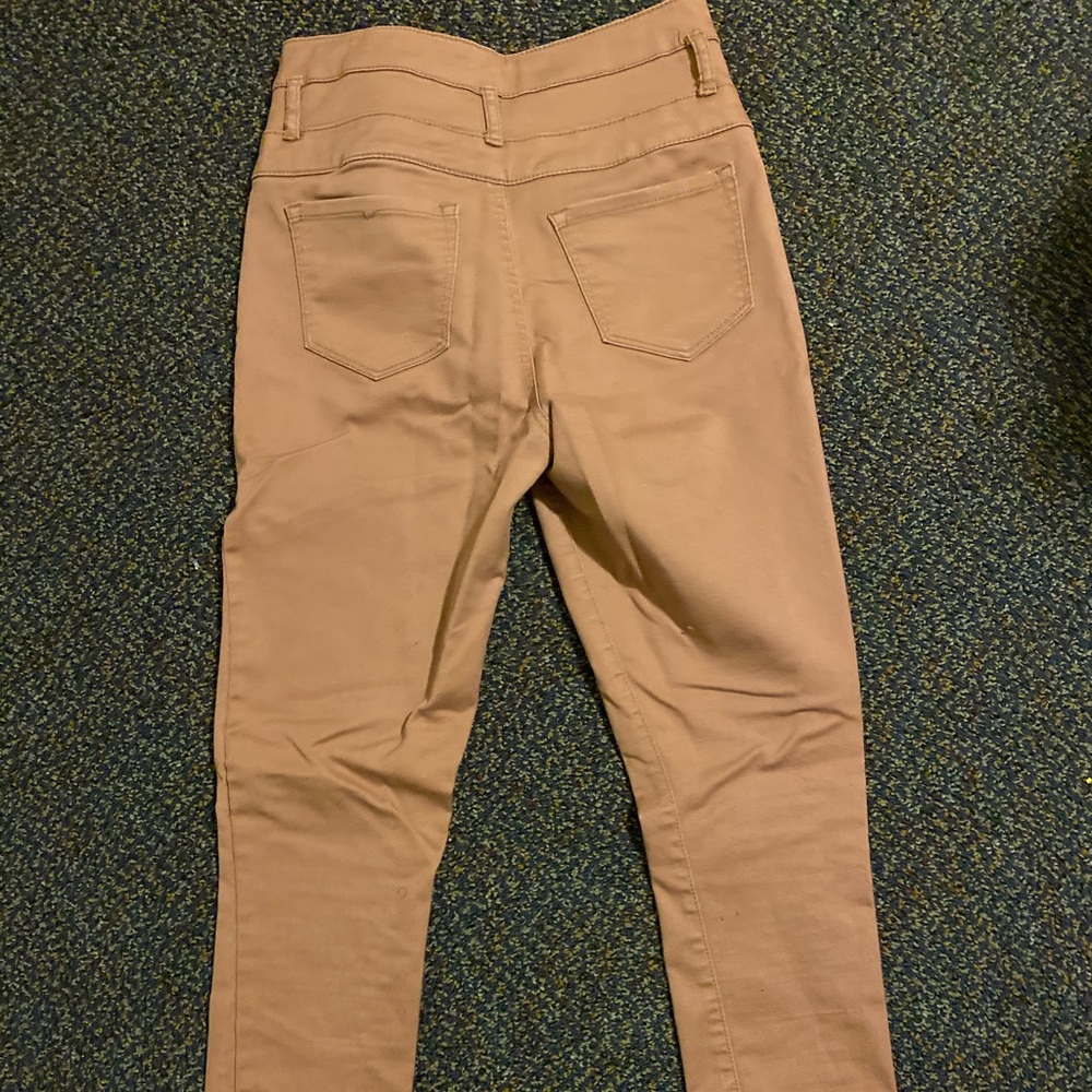 Rose gold jeggings